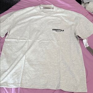 Essentials Light Gray Short Sleeve Tee